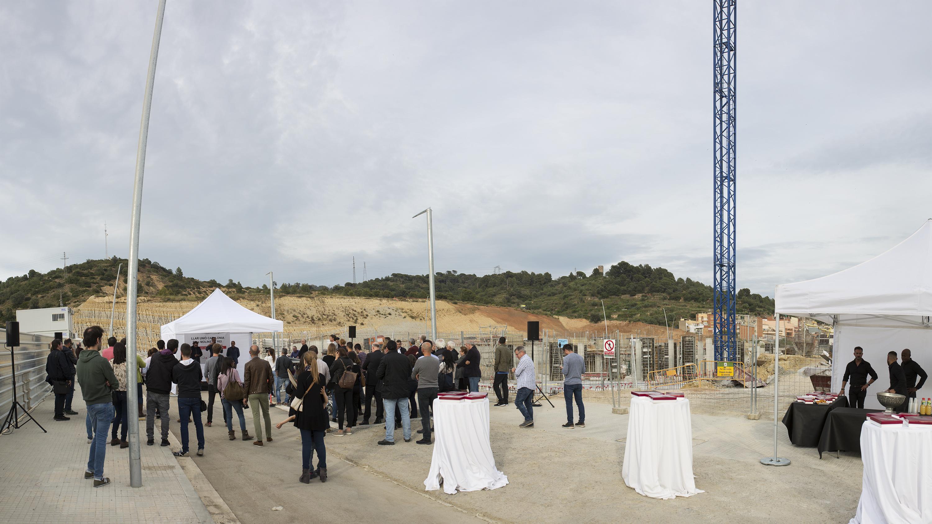 ACTE PRIMERA PEDRA SECTOR  LES GUARDIOLES  MOLINS  DE REI